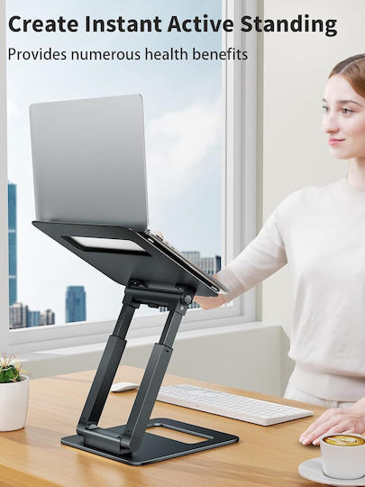 Tounee Stand de susținere pentru laptop până la 17" gri B09WJTPPS3