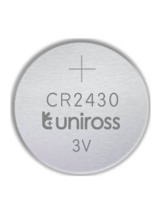 Uniross Cr2430 Батерия Тип Бутон Литий 1 Бр