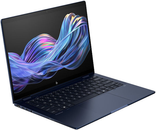 HP Elitebook X Flip G1i 14" IPS FHD+ Touchscreen (Ultra 7-268V/32GB/1TB SSD/W11 Pro) Atmospheric Blue (International English Keyboard)