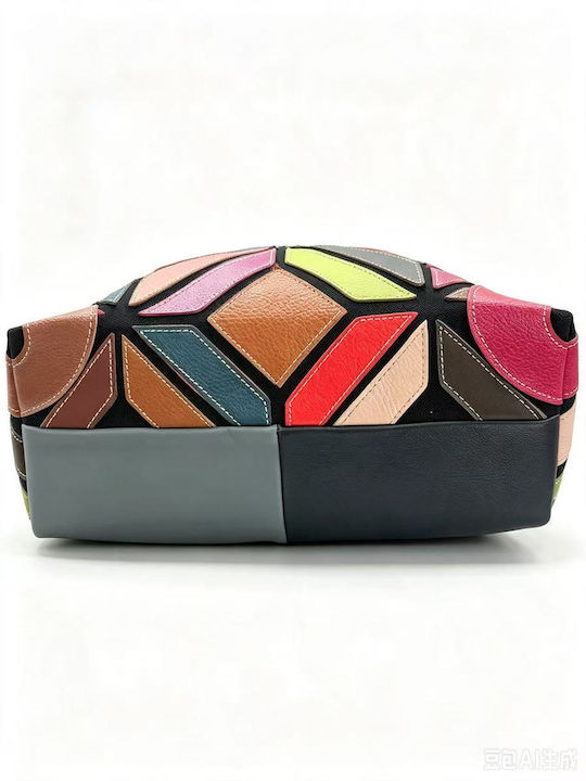 Leather Women's Backpack Shoulder Multicolour B88105