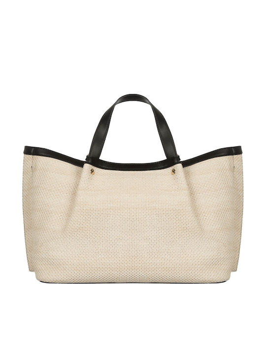 Fabric Women's Handbag Black