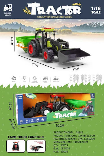 Kinderspielzeug Traktor Kleintransporter Für 3+ Jahre