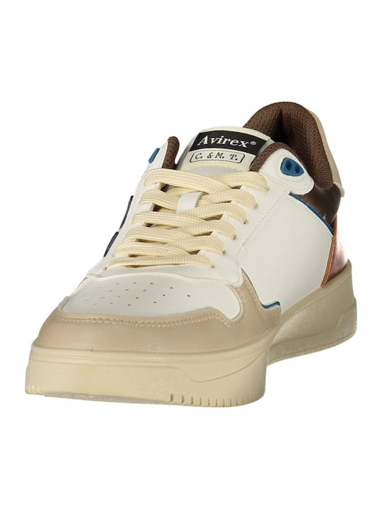 Ανδρικά Sneakers Λευκό / Καφε