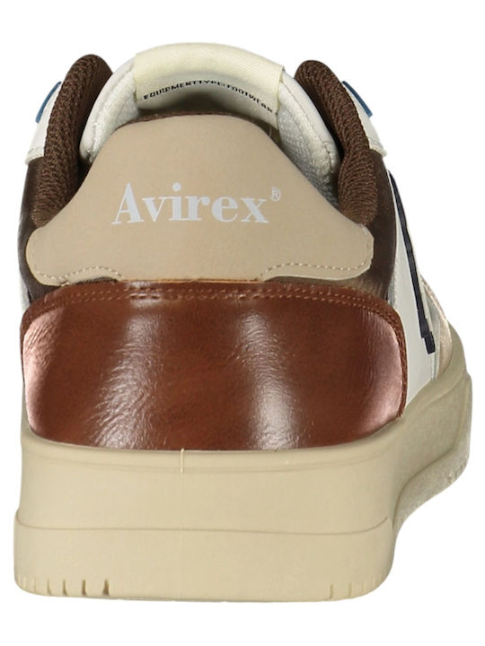 Ανδρικά Sneakers Λευκό / Καφε