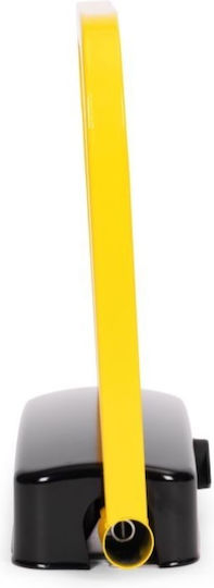 Folding Parking Lock Remote Control Anti-theft System Ground Mount Automatic Retraction Integrated Alarm Remote Control Up To 20 M Water Weather Resistant Includes Fixing Elements Dimensions 39 X 12 X 35 Cm Yellow Black