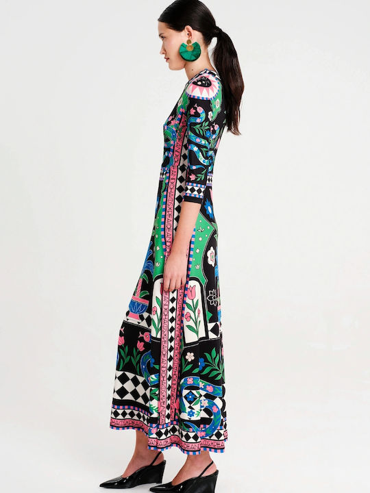 Лятна Maxi T-shirt Рокля Флорален