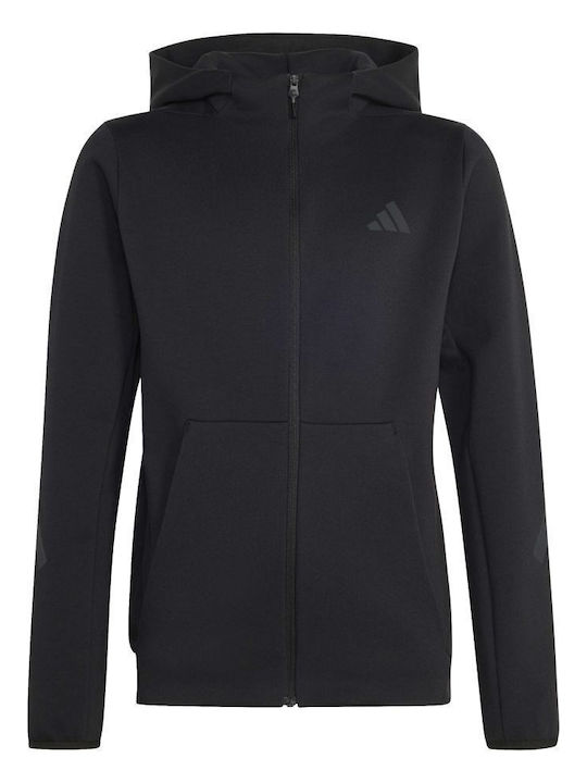 adidas Kinder-Strickjacke Schwarz