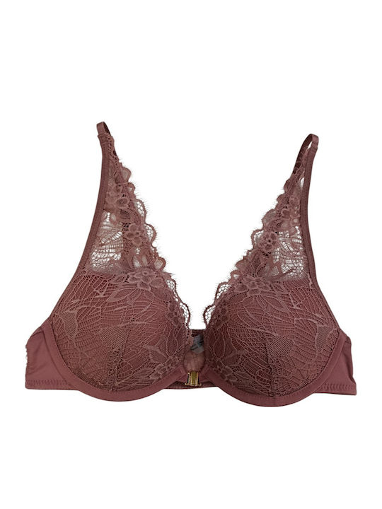 Triangle Triangle Bra with Light Padding SHADOW