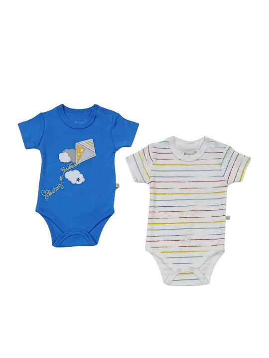 Biorganic Blue Onesies Set Biorganic Blue Onesies Set