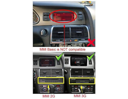 Digital IQ Top 16934a_cpa 10,25 Zoll Multimedia-System Audi Q7 Mod 2010-2015