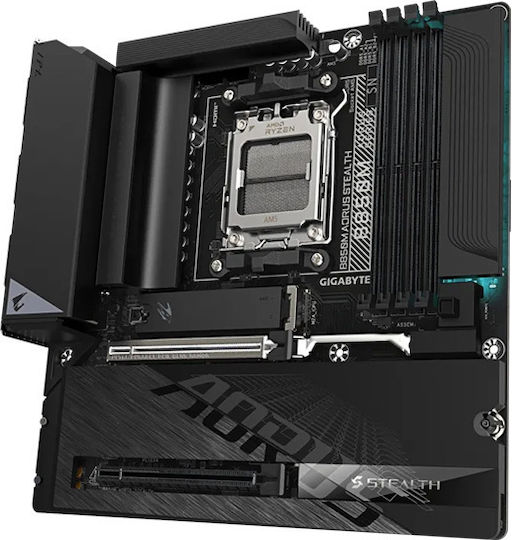 Gigabyte B850M Aorus Stealth Wi-Fi Motherboard Micro ATX με AMD AM5 Socket