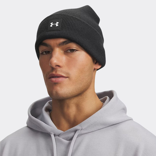 Ua Halftime Beanie Unisex Σκούφος Πλεκτός σε Μαύρο χρώμα