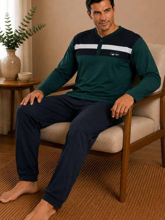 Rimoli Winter Men's Pyjamas Cypress Green