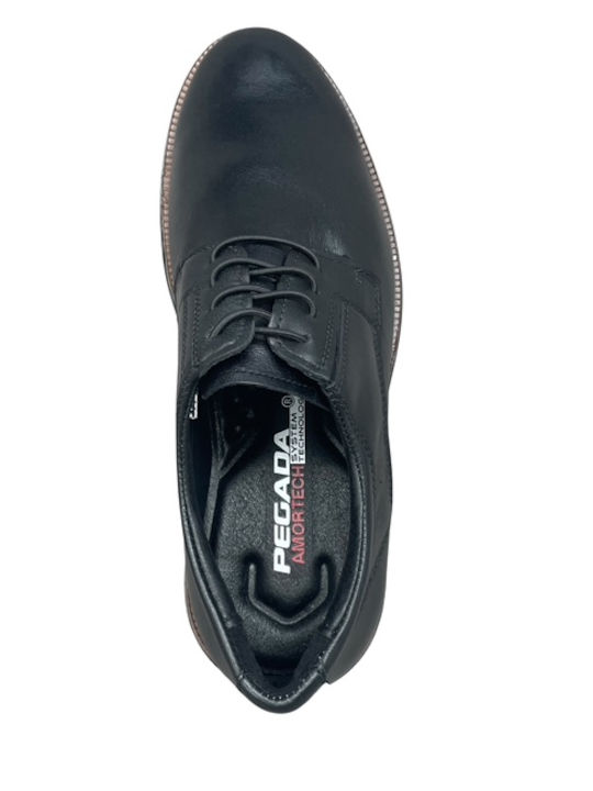 Deri Herren Freizeitschuhe Schwarz