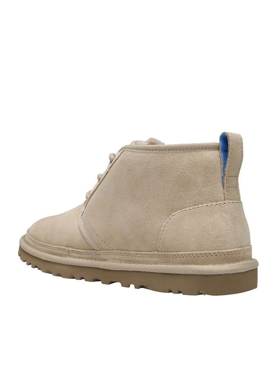 Neumel Suede Men's Boots Beige
