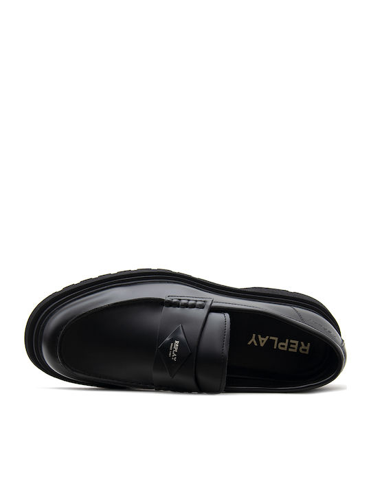 Pierce Men's Loafers in Black Colour