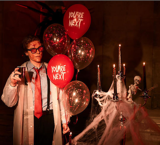 Set of 6 Red Latex Balloons