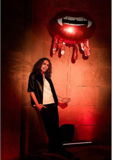 PartyDeco Halloween Folienluftballon Orange