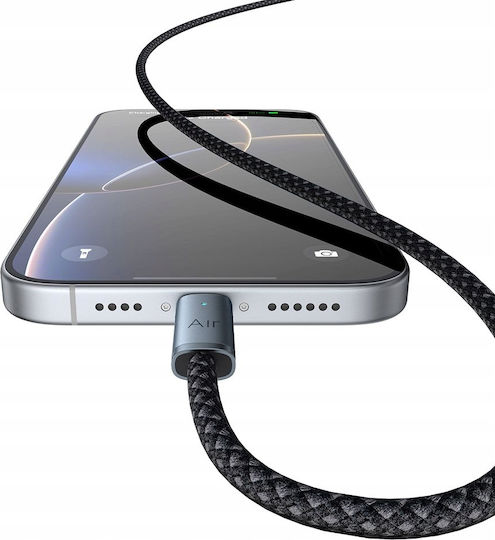 Mcdodo Cablu Lightning Usb-C Încărcare Rapidă Usb Tip C 36W 1M Led Negru