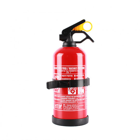 Htb Auto-Feuerlöscher Trockenpulver 1kg 21B C Basis Holder Velcro
