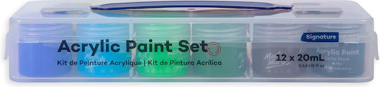 Mont Marte Acrylic Paint Set 12pcs X 20ml