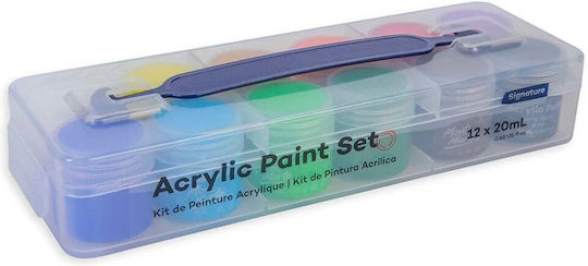 Mont Marte Acrylic Paint Set 12pcs X 20ml