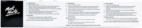 Mont Marte Textilfarbe Set 36 Stücke x 20ml