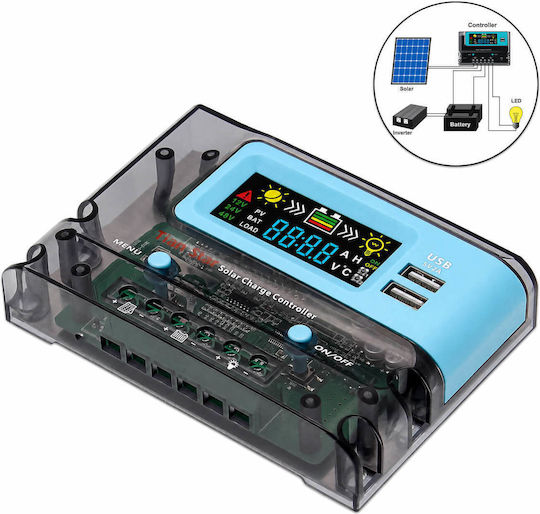 PWM Solar Laderegler 12V 20A
