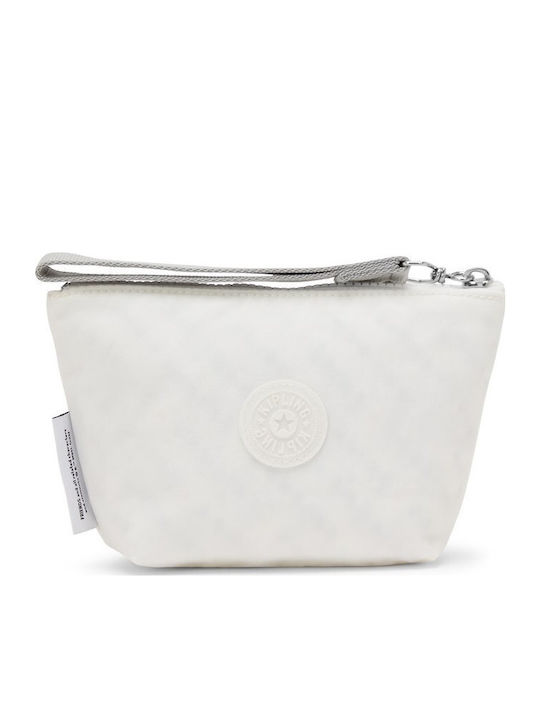 Kipling Τσαντάκι Χειρός Naomi Pouch S Fountain White Kipling Τσαντάκι Χειρός Naomi Pouch S Fountain White