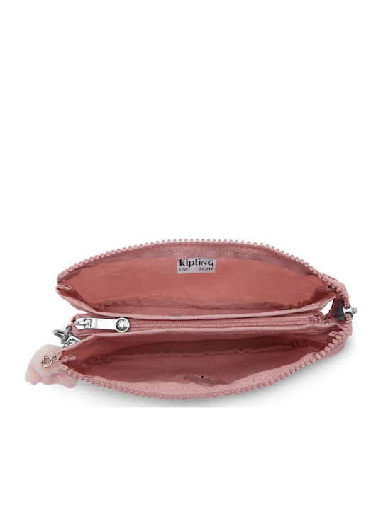 Kipling Τσαντάκι Χειρός Creativity L Smoky Blush