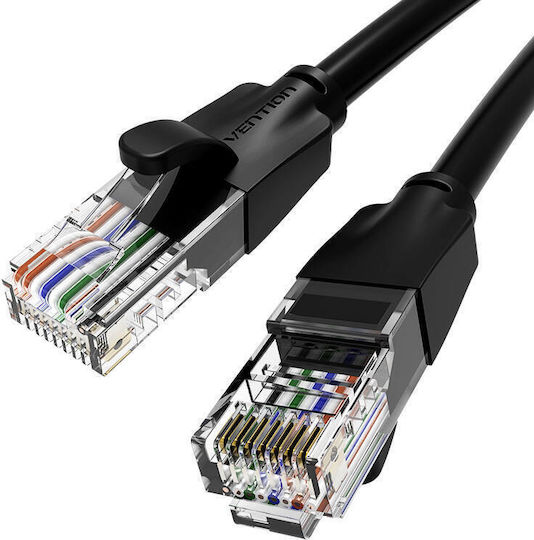 Vention U/UTP Cat.6 (Gigabit) Cablu de Rețea Ethernet 1.5m Negru