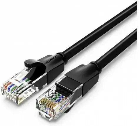 Vention U/UTP Cat.6 (Gigabit) Cablu de Rețea Ethernet 1.5m Negru