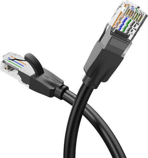 Vention U/UTP Cat.6 (Gigabit) Cablu de Rețea Ethernet 1.5m Negru