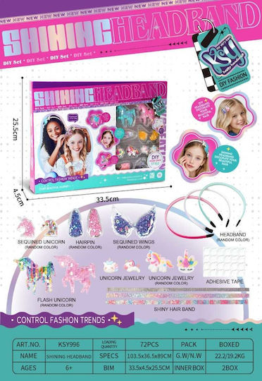 Set Joc de Coafură Accesorii pentru Păr DIY