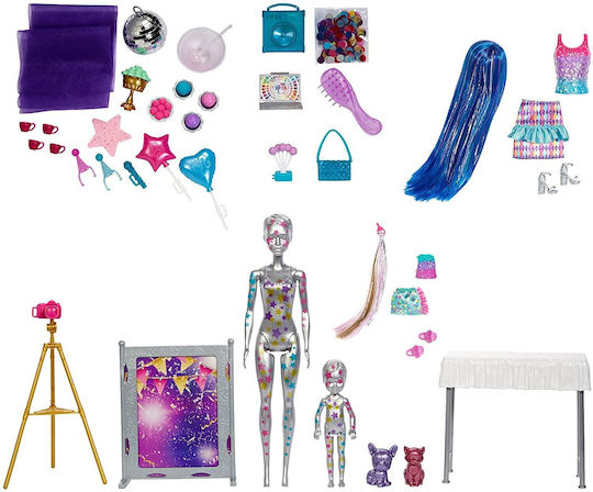 Barbie Păpușă Mare Color Reveal pentru 3+ Ani