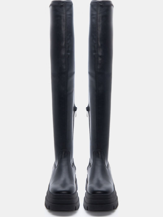 Women's Over the Knee Black Boots