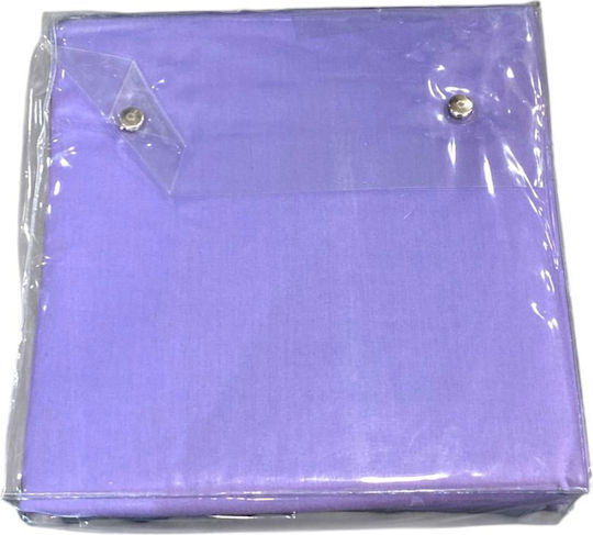 Das Home Duvet Cover Cotton Satin Single 170x240 Line Fuchsia