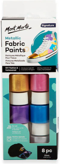 Mont Marte Mont Marte Modellbau-Farben Metallic 20ml 8 Stück