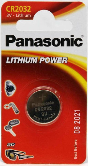 Panasonic Lithium Power Батерия За часовници CR2032 3V 1бр