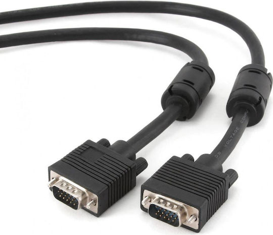 Cablexpert VGA male to VGA male Black 5m Cable (CC-PPVGA-5M-B)