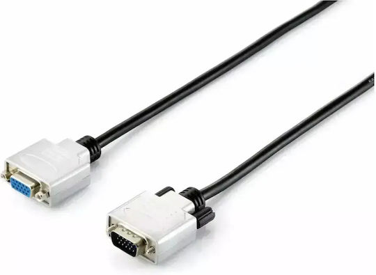 Equip VGA male to VGA female Black 1.8m Cable (118850)