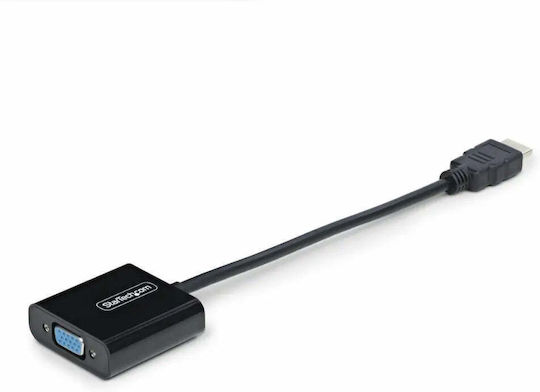 StarTech Cable VGA male - VGA male Μαύρο 0.18m (HD2VGAE3)