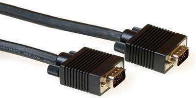 Кабел VGA мъжки - VGA женски Черен 20м