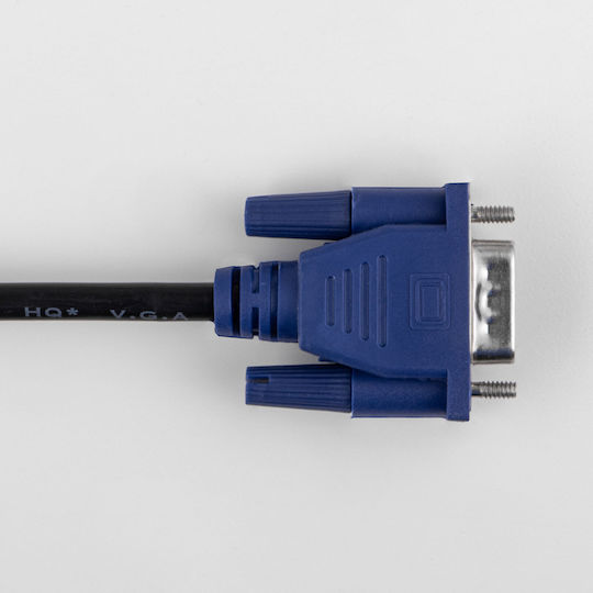 Akyga Kabel VGA-Stecker - VGA-Stecker Schwarz 3m (AK-AV-07)