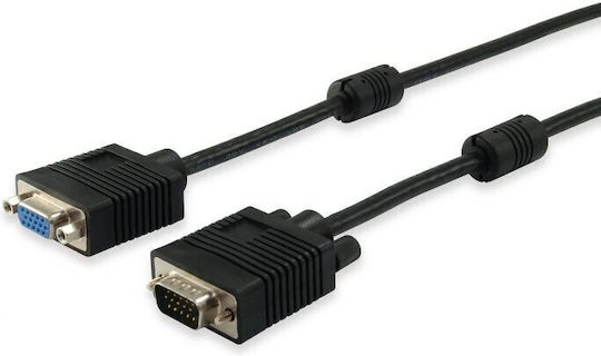 Equip Kabel VGA-Stecker - VGA-Buchse Schwarz 10m (118804)