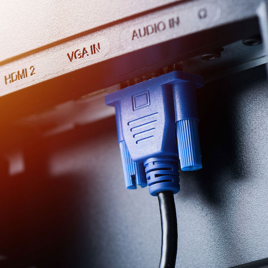 Akyga Kabel VGA-Stecker - VGA-Stecker Schwarz 1.8m (AK-AV-01)
