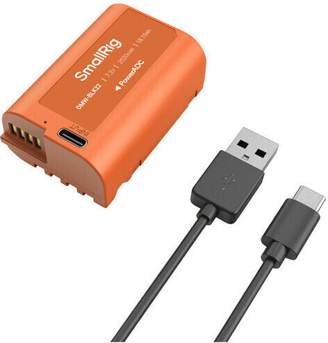 SmallRig 4979 Panasonic DMW-BLK22 USB-C Orange
