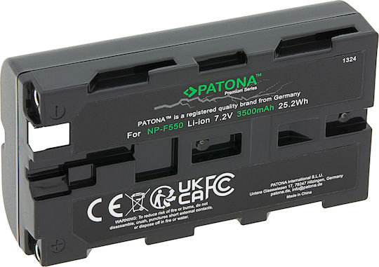Patona Батерия за фотоапарат F330 F530 F750 F930 F920 F550 1324 3000mAh Съвместима с Sony