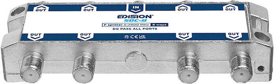 Edision 8 Ways F Διακλαδωτής SDC-8