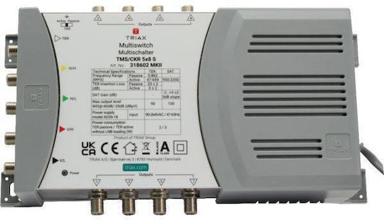 Triax TMS/CKR 5x8 Πολυδιακόπτης Δορυφορικής 318602